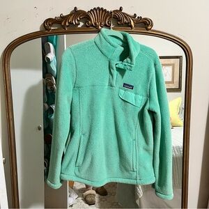 Patagonia Light Green Fleece Jacket